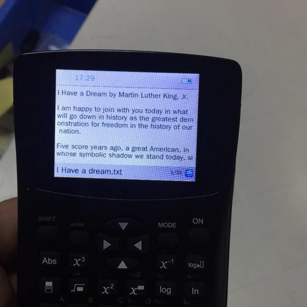 Advanced calculator with smart help option